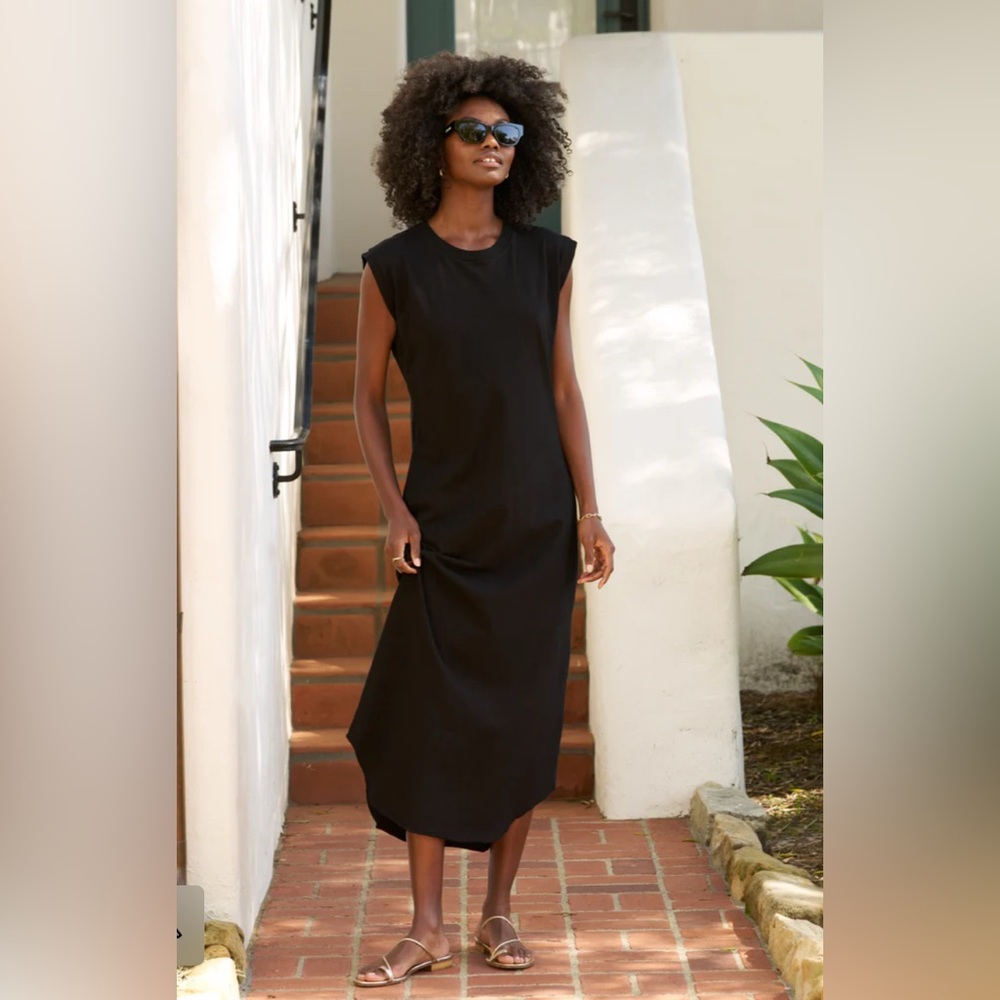$178 New Frank & Eileen CORY Vintage Muscle Tee Maxi Dress M